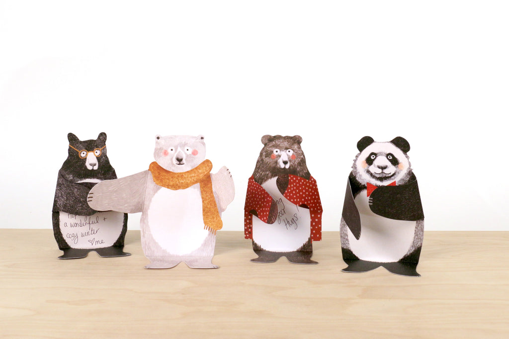 BEAR HUGS NOTECARDS