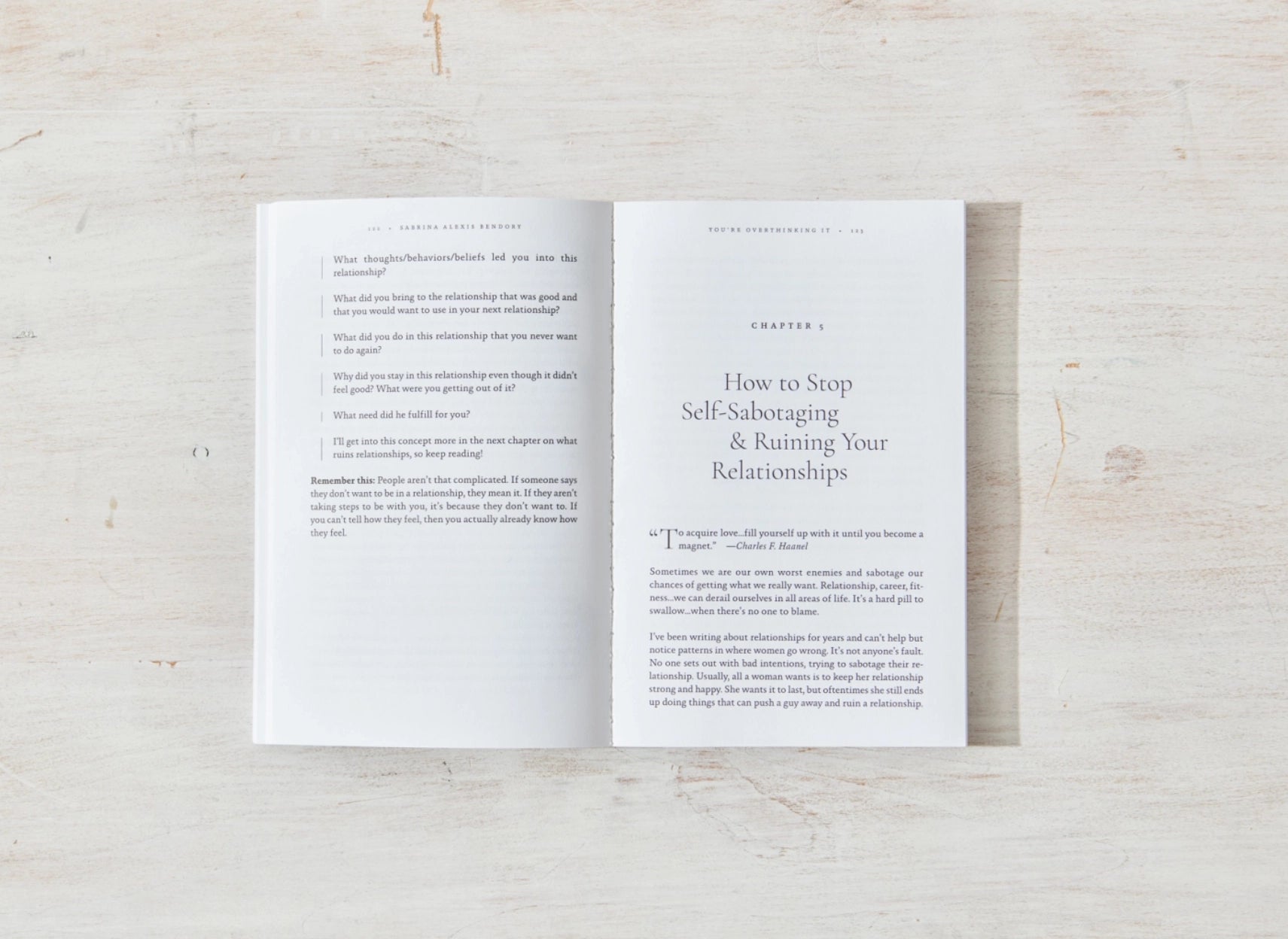 YOU'RE OVERTHINKING IT