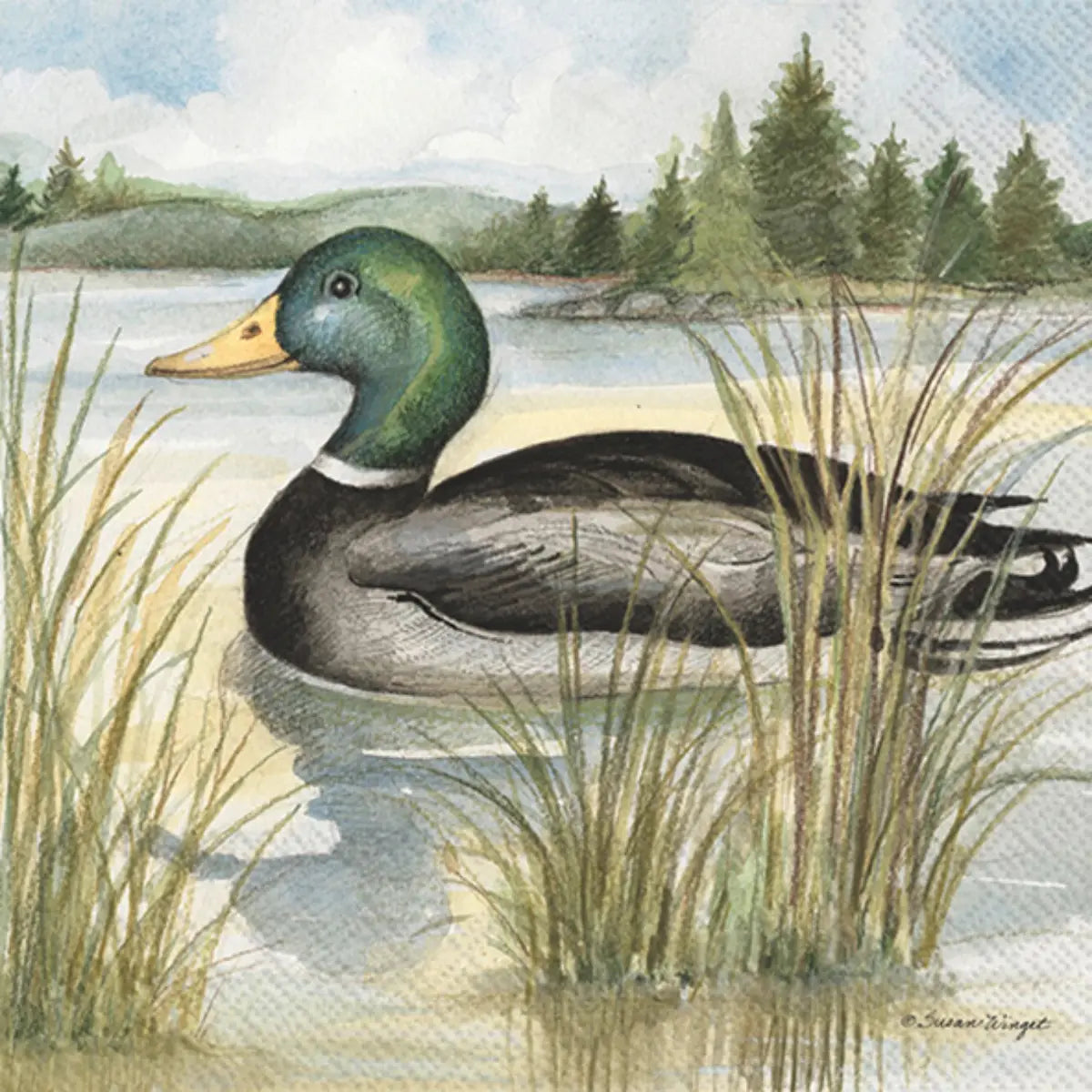MALLARD PAPER COCKTAIL NAPKINS