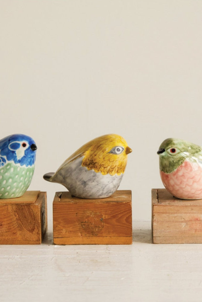 HAND PAINTED BIRDS