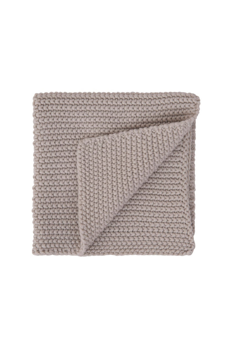 GREY COTTON KNIT DISH CLOTHS