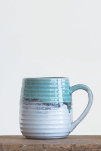 GLAZED STONEWEAR MUG