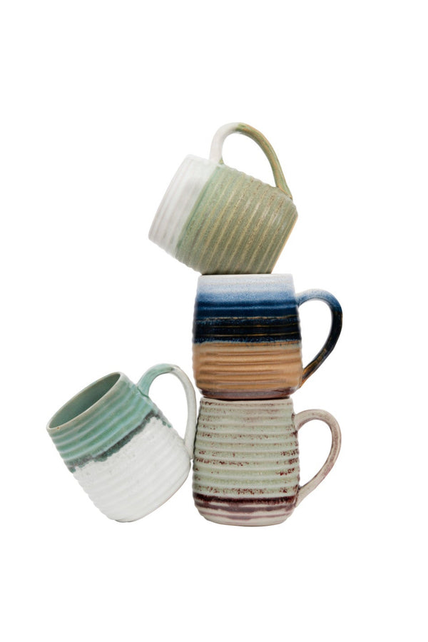 GLAZED STONEWEAR MUG