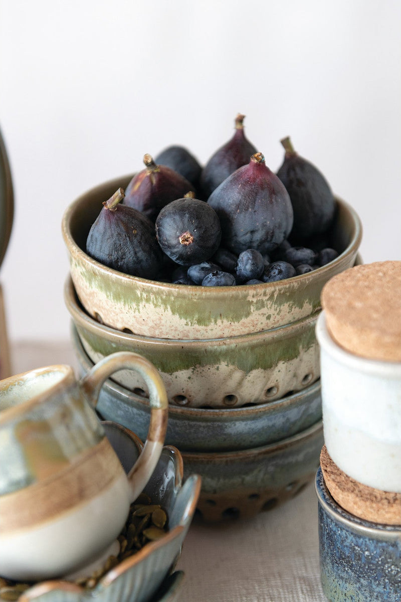 GLAZED BERRY BOWL