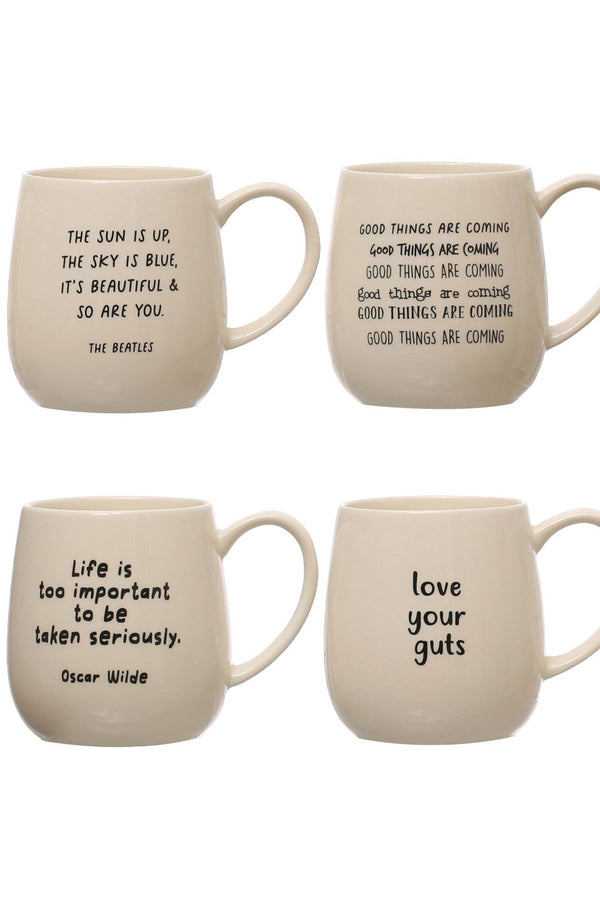 POSITIVE CUP OF JO MUGS