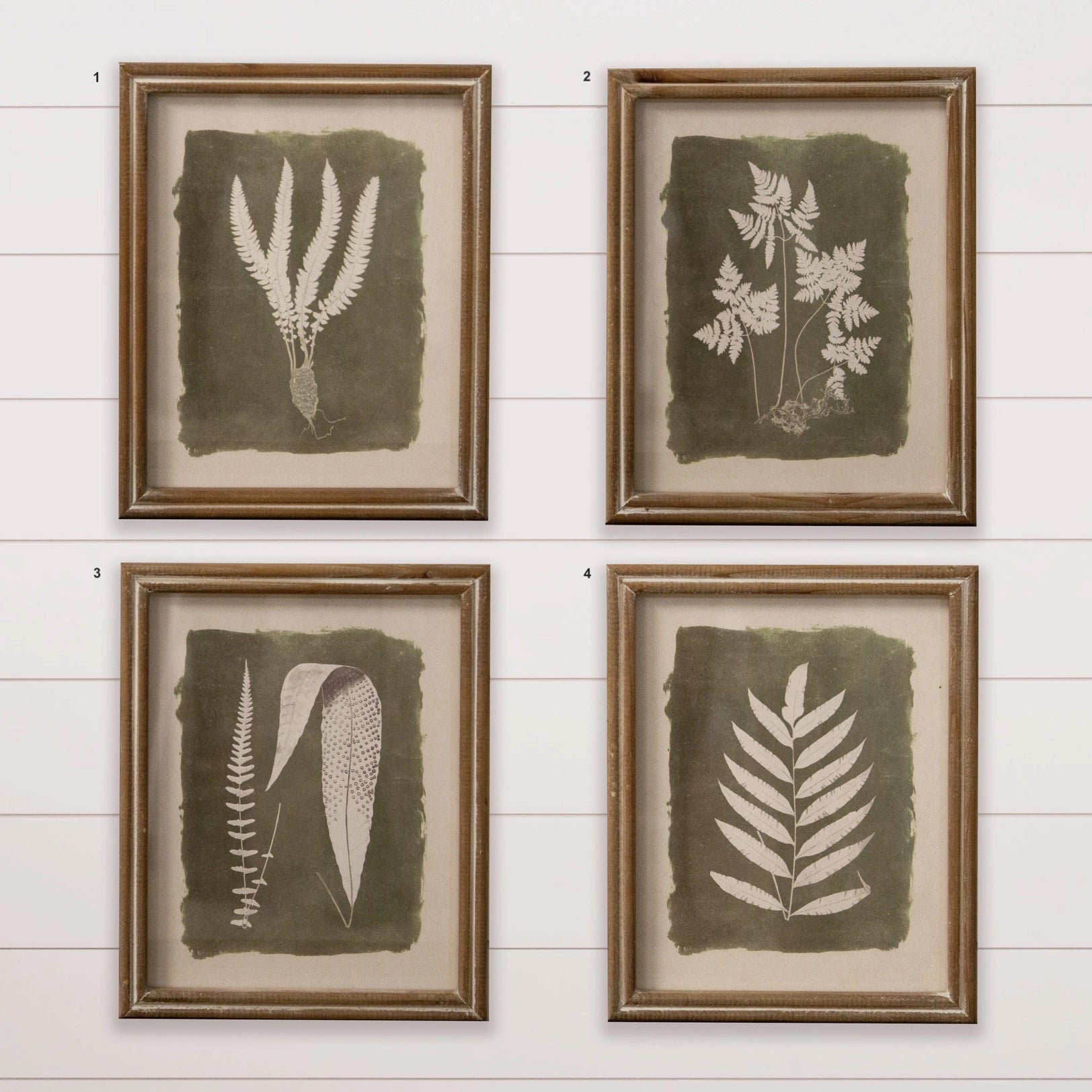 FRAMED GREEN LEAF PRINTS