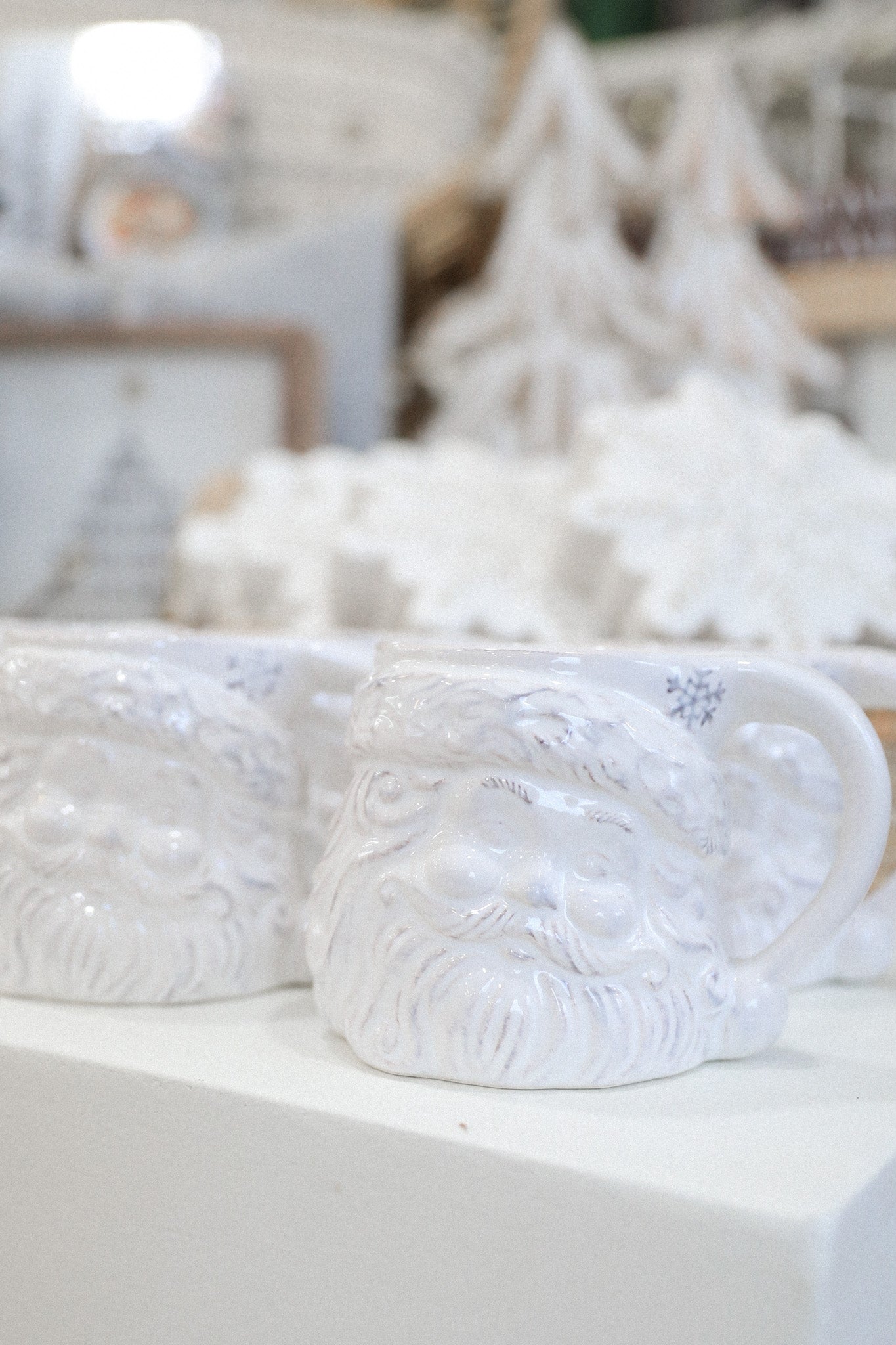 SANTA MUG, CERAMIC, 3.75"