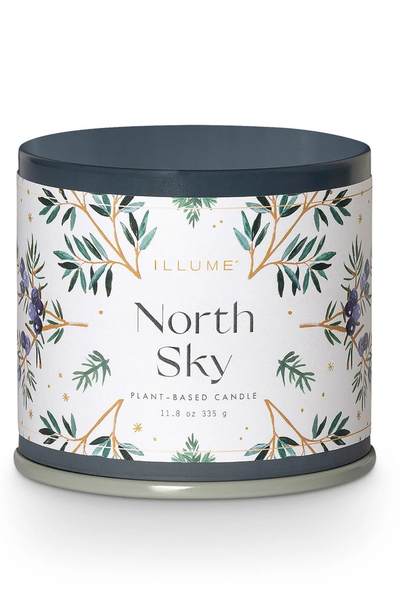 LARGE NORTH SKY TIN CANDLE