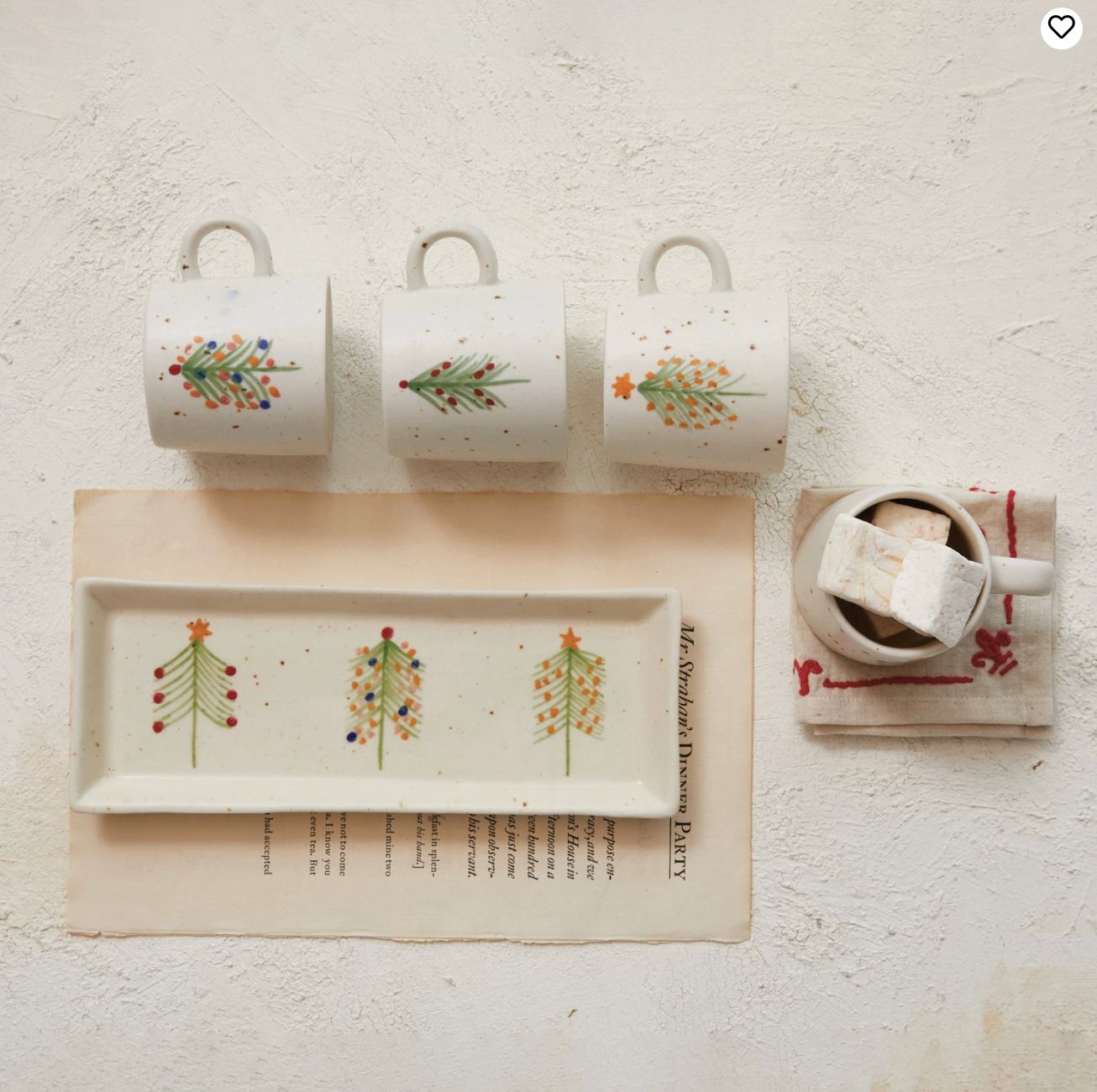 12 OZ. CHRISTMAS TREE MUGS