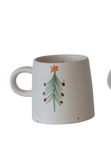 12 OZ. CHRISTMAS TREE MUGS