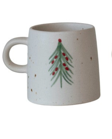 12 OZ. CHRISTMAS TREE MUGS