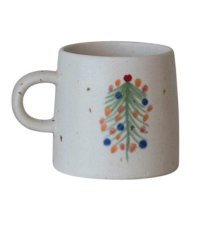 12 OZ. CHRISTMAS TREE MUGS