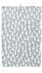 PRINTED WAFFLE TEA TOWEL