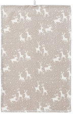 PRINTED WAFFLE TEA TOWEL