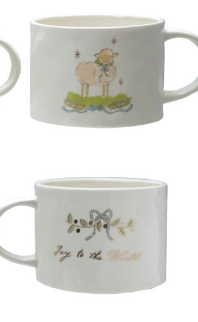 14 OZ. GOLD DETAIL MUG