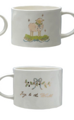 14 OZ. GOLD DETAIL MUG