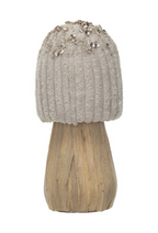 FABRIC + WOOD MUSHROOMS