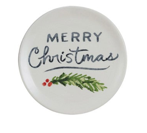 HOLIDAY STONEWARE PLATES