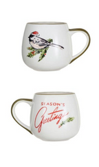 16 OZ. HOLIDAY STONEWARE MUGS