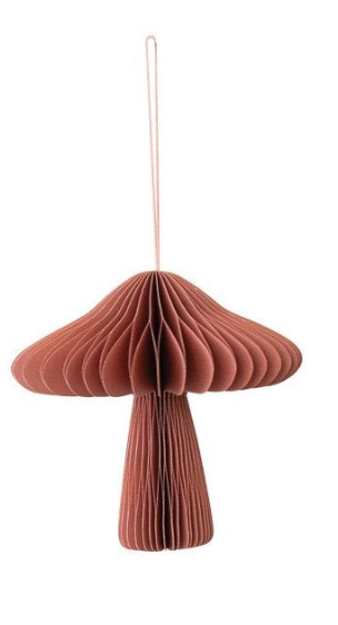 HONEYCOMB MUSHROOM ORNAMENT