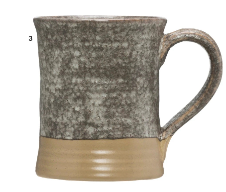 STONEWARE MUGS