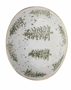 HAND-PAINTED STONEWARE DISHES