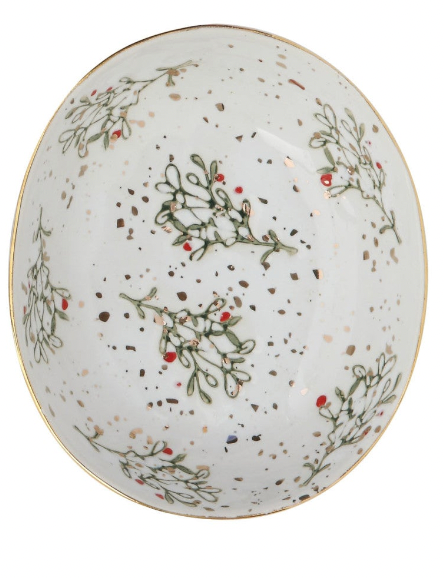 HAND-PAINTED STONEWARE DISHES