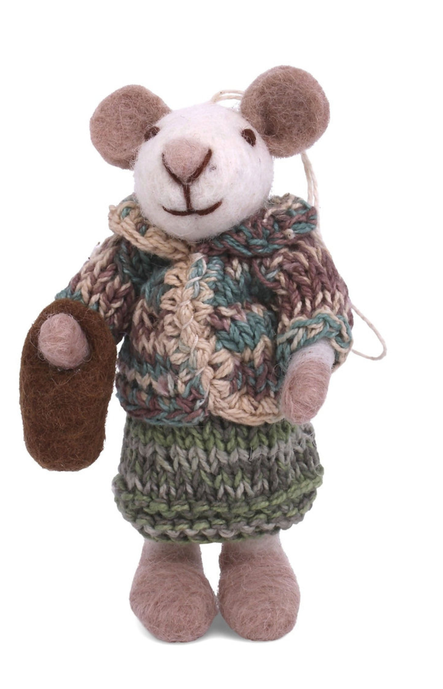 WHITE MOUSE WITH BUCKET