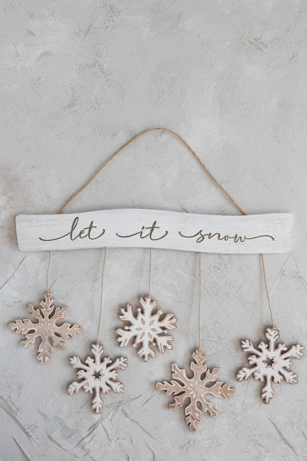 SNOWFLAKE WALL HANGER