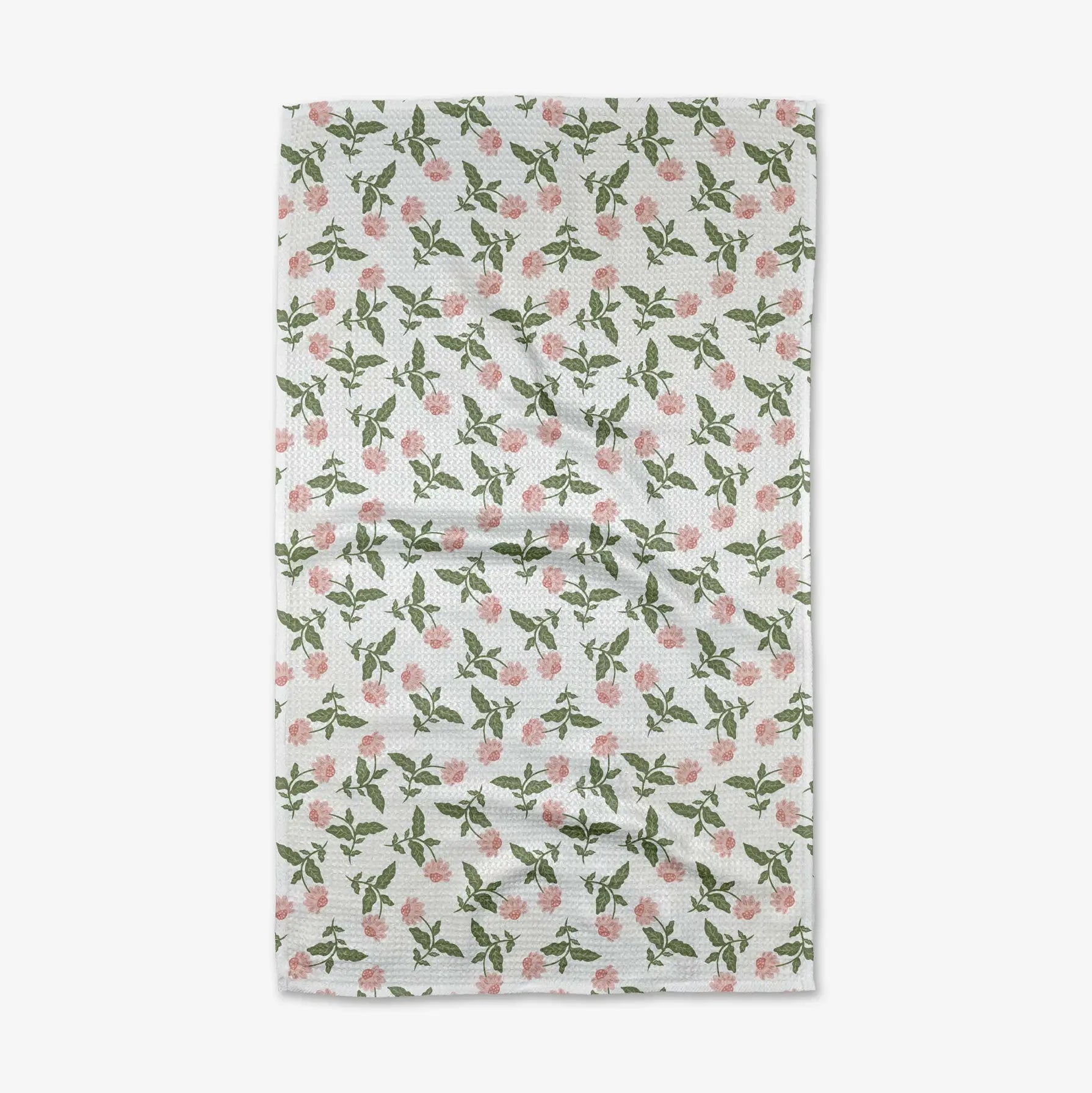 GEOMETRY TEA TOWEL - WILDFLOWER VINE BLUSH