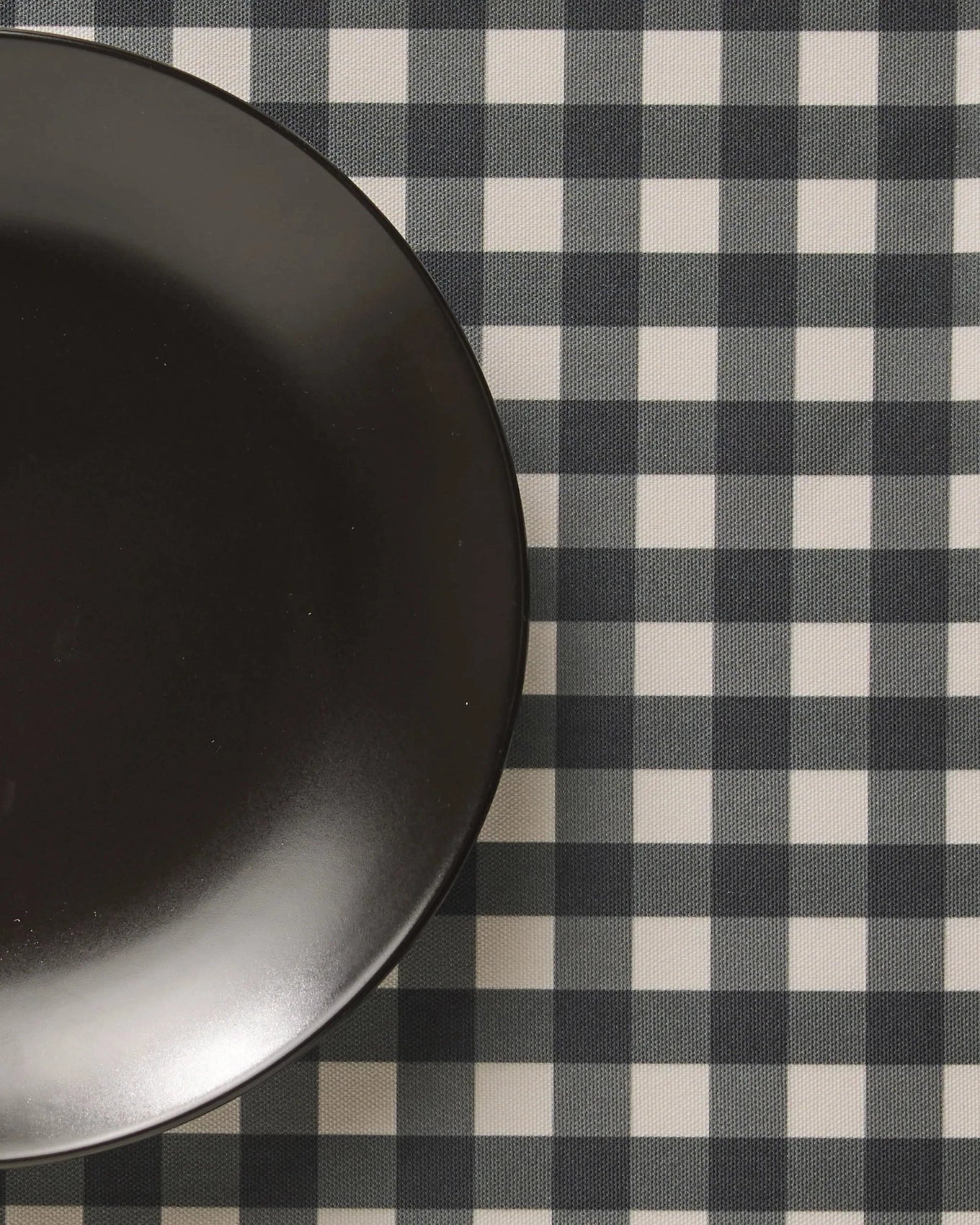 CHARCOAL GINGHAM PLACEMATS (SET OF 4)