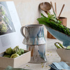 14 OZ. REACTIVE GLAZE STONEWARE MUG