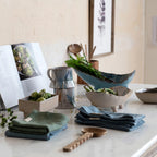 14 OZ. REACTIVE GLAZE STONEWARE MUG