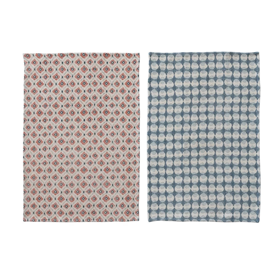 COTTON WAFFLE WEAVE KITCHEN TOWEL