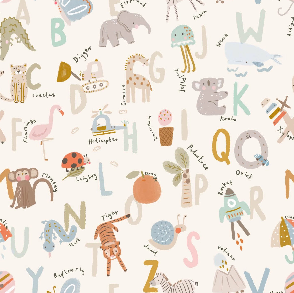 ANIMAL ABC KNOTTED GOWN