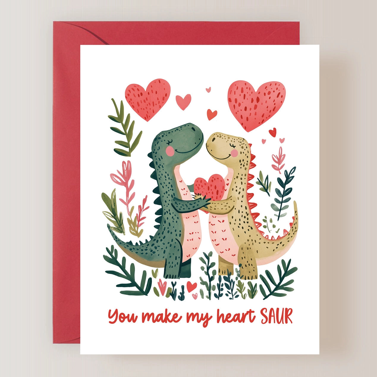 DINOSAUR LOVE CARD