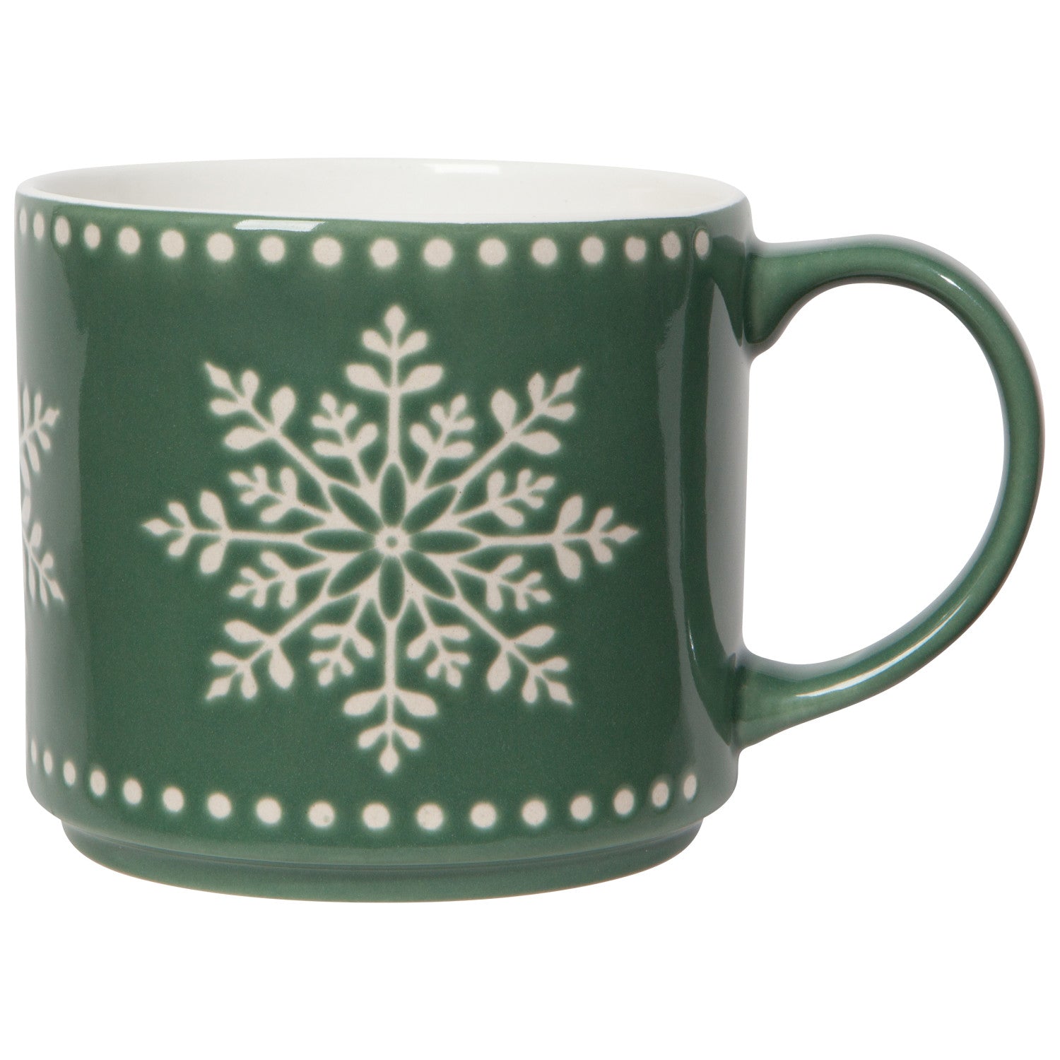 SNOWFLAKE STACKING MUG