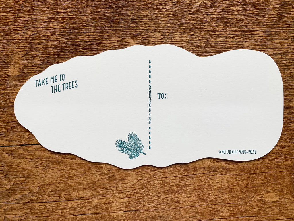 NOTEWORTHY POSTCARDS- PINE TREE