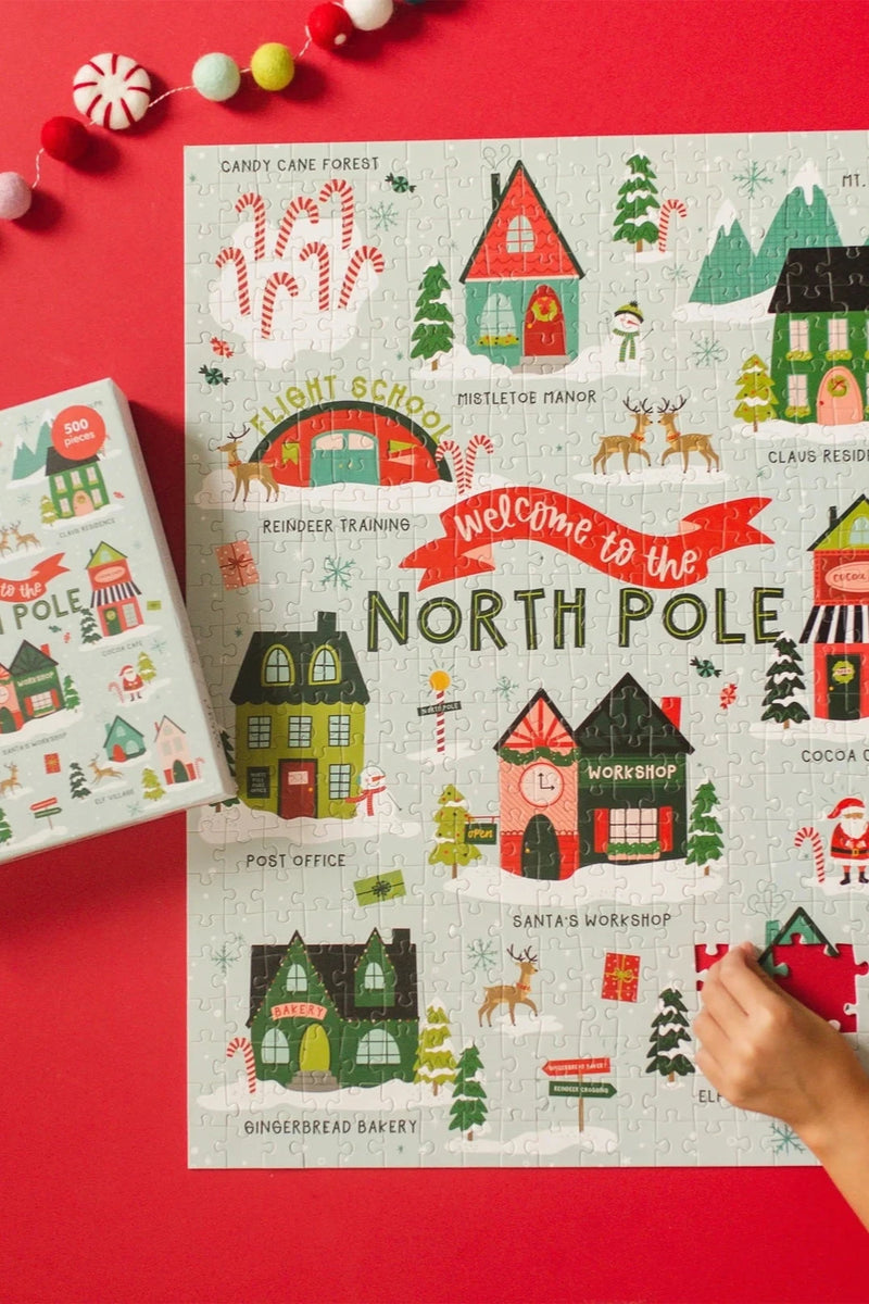 WELCOME TO THE NORTH POLE - 500 PIECE PUZZLE