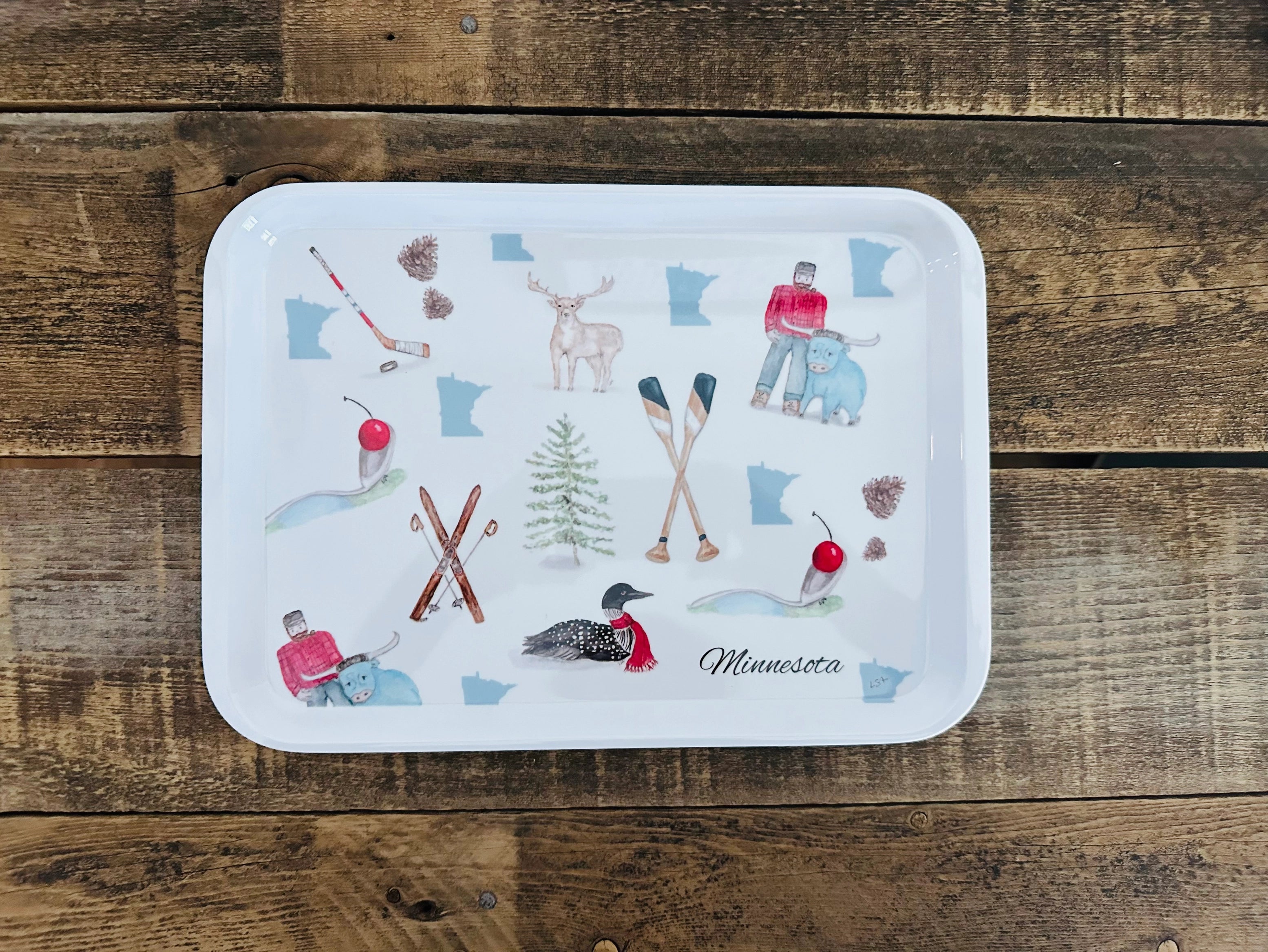 MN STATE ICON TRAY