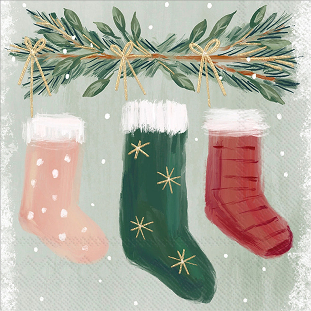 GILDED GREENERY (COCKTAIL NAPKIN)