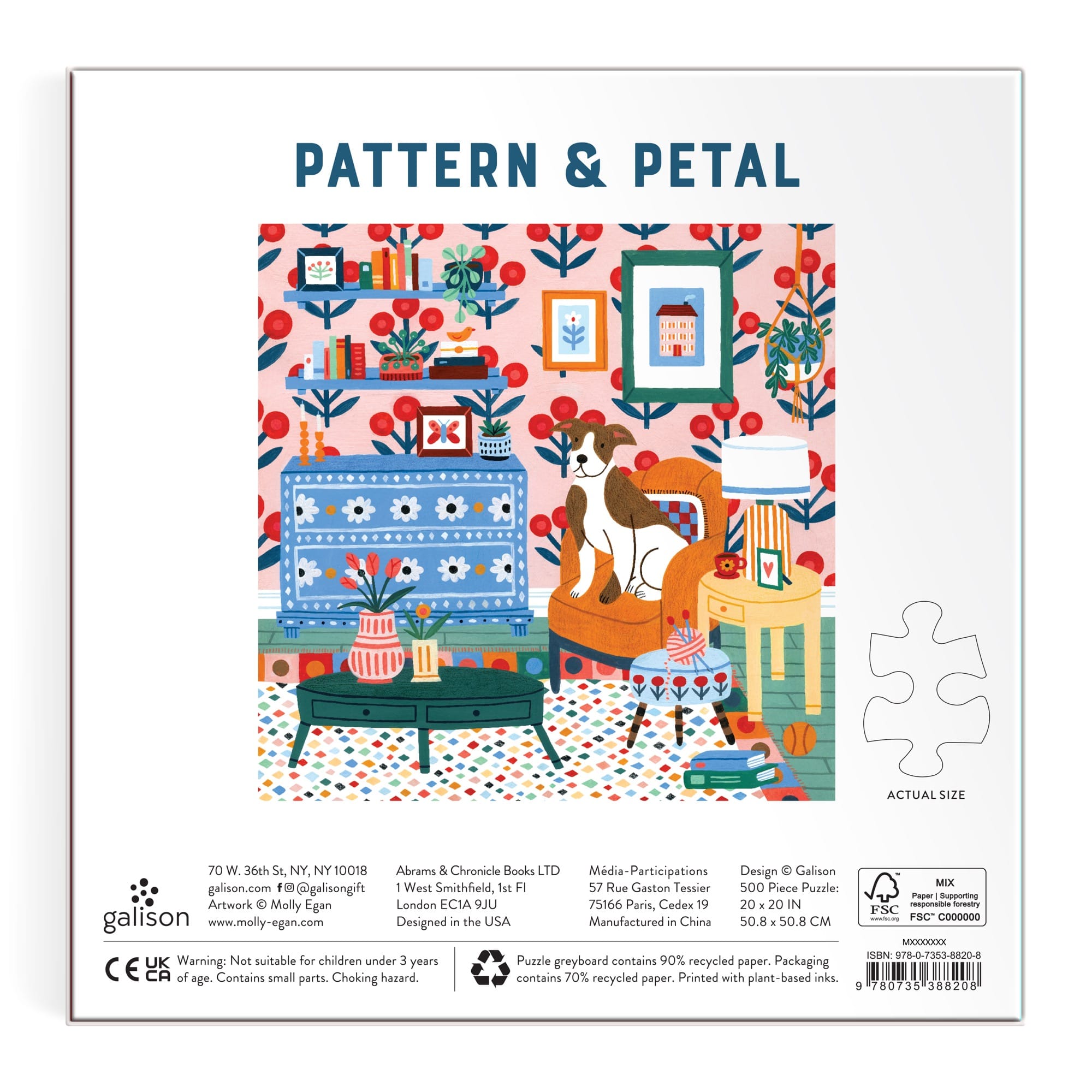 PATTERN + PETAL 500 PC. PUZZLE