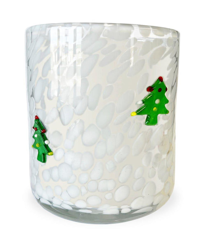 CHRISTMAS TREE FARM SPECKLED CANDLE