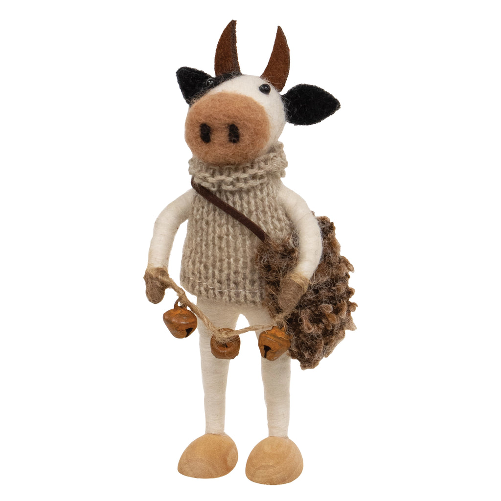 COW WITH BELLS ORNAMENT