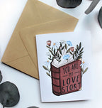 FLORAL LOVE STORY CARD