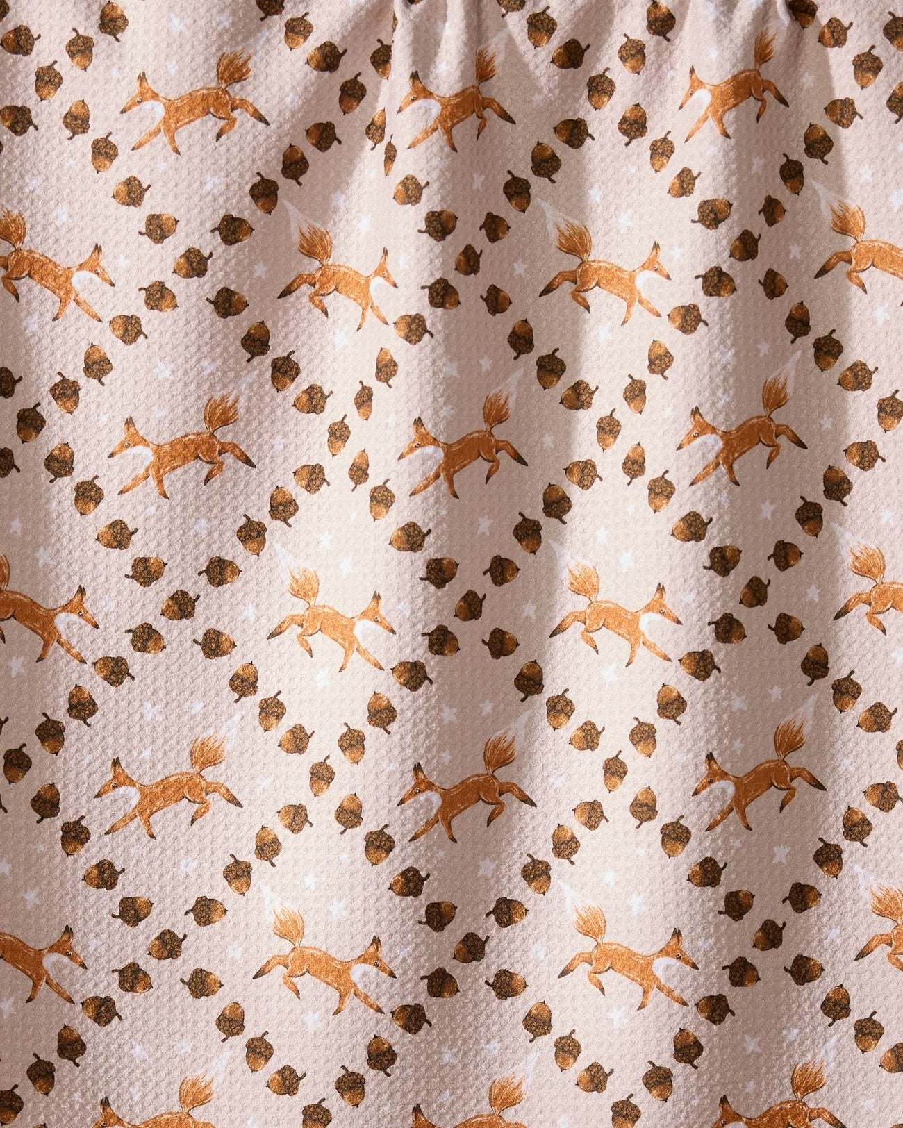 GEOMETRY TEA TOWEL - FOXES + TWINKLES