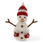 SNOWMAN WITH HAT + MITTENS