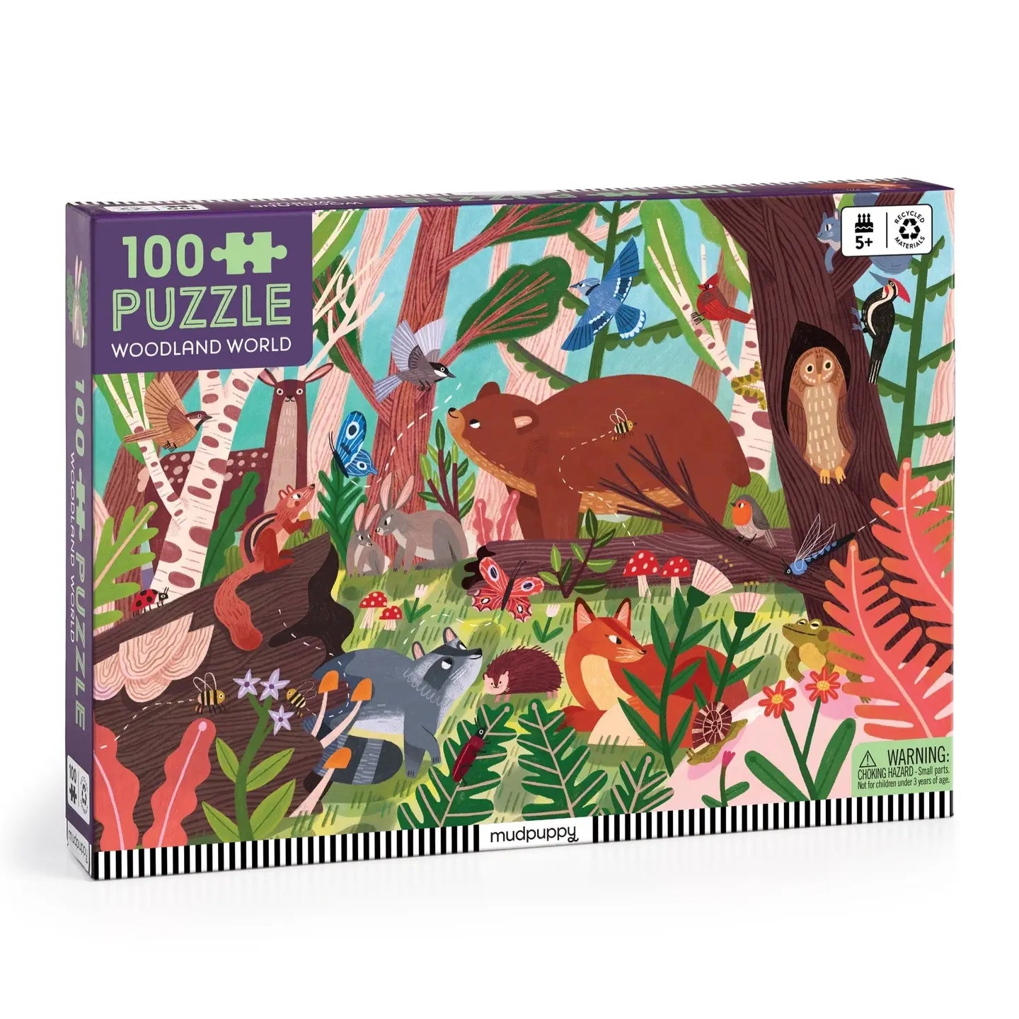 WOODLAND WORLD 100 PIECE PUZZLE