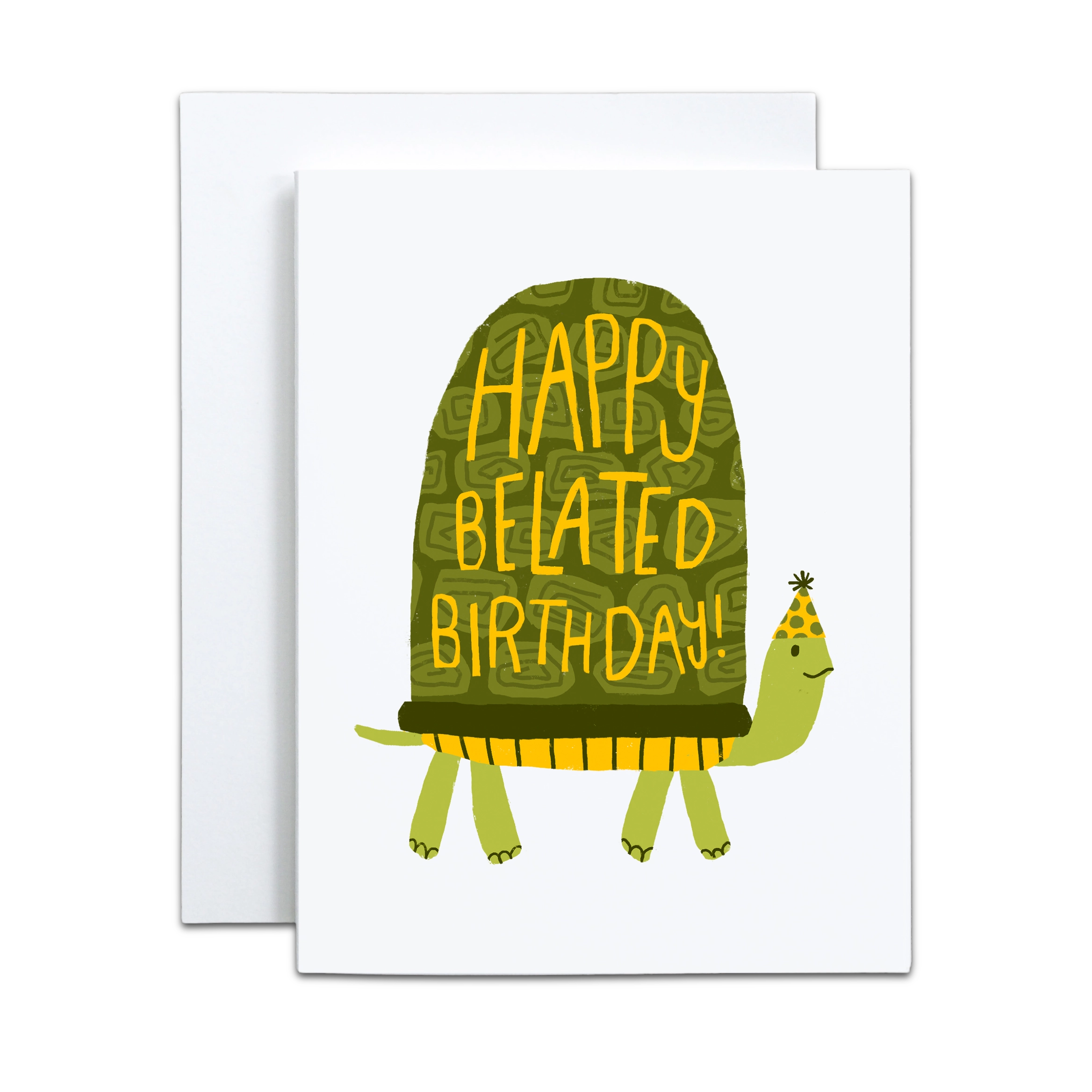 BELATED BDAY TURTLE CARD