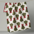GEOMETRY LUXE KITCHEN TOWEL - RIBBON PINES